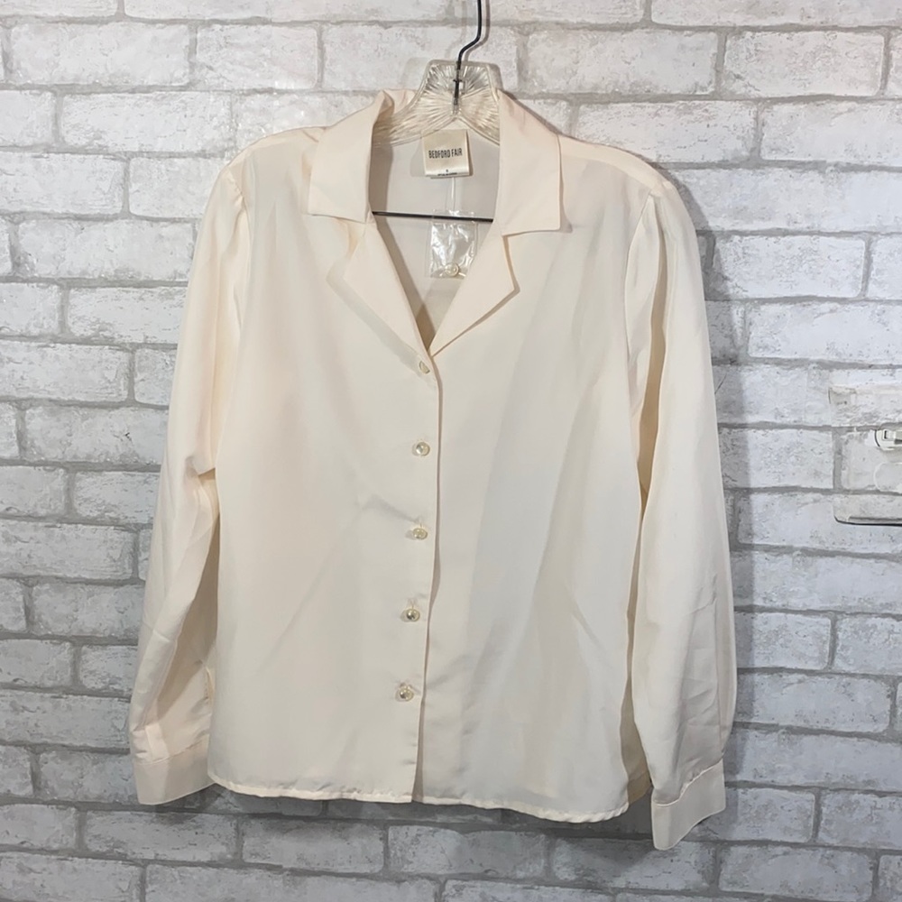 Bedford fair button down blouse size 8